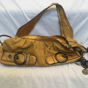 Hardly used Kathy Van Zeeland yellow bag